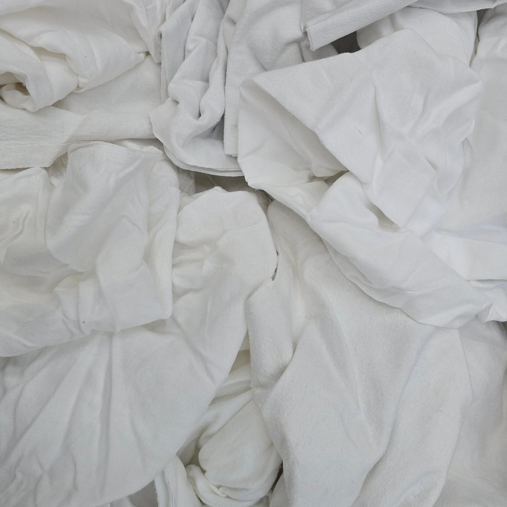 White Flannel Rags 10kg Bag