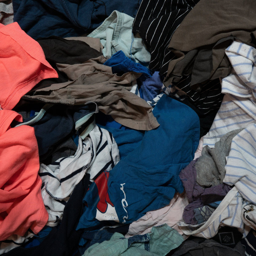 Cotton T-Shirt Rags (NZ Cut) - 10kg Bag