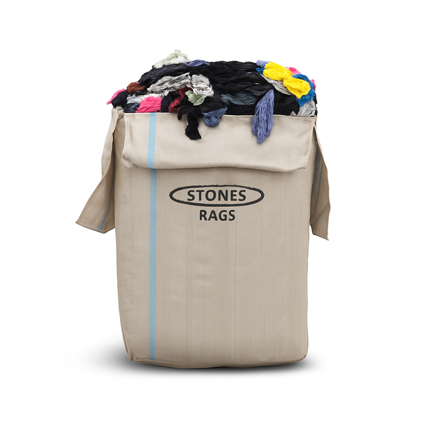 Coloured T-Shirt Rags (Seconds) - 200kg Bale