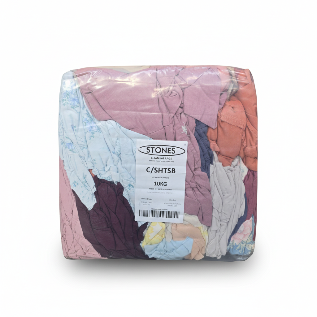 Cotton Sheet Rags - 10kg Bag