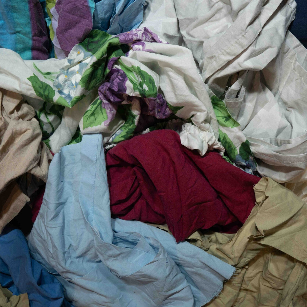 Cotton Sheet Rags - 10kg Bag