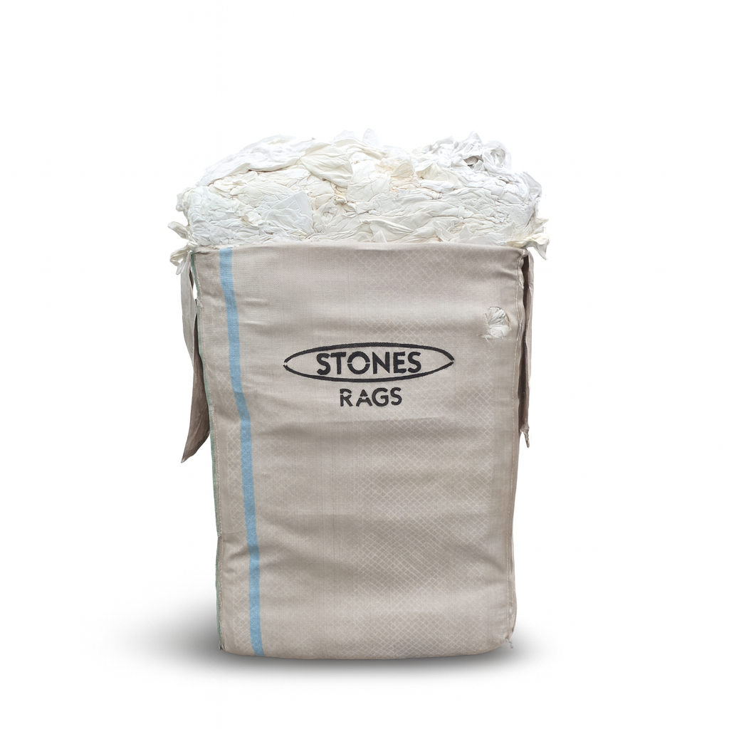 White T-Shirt 200kg Bale