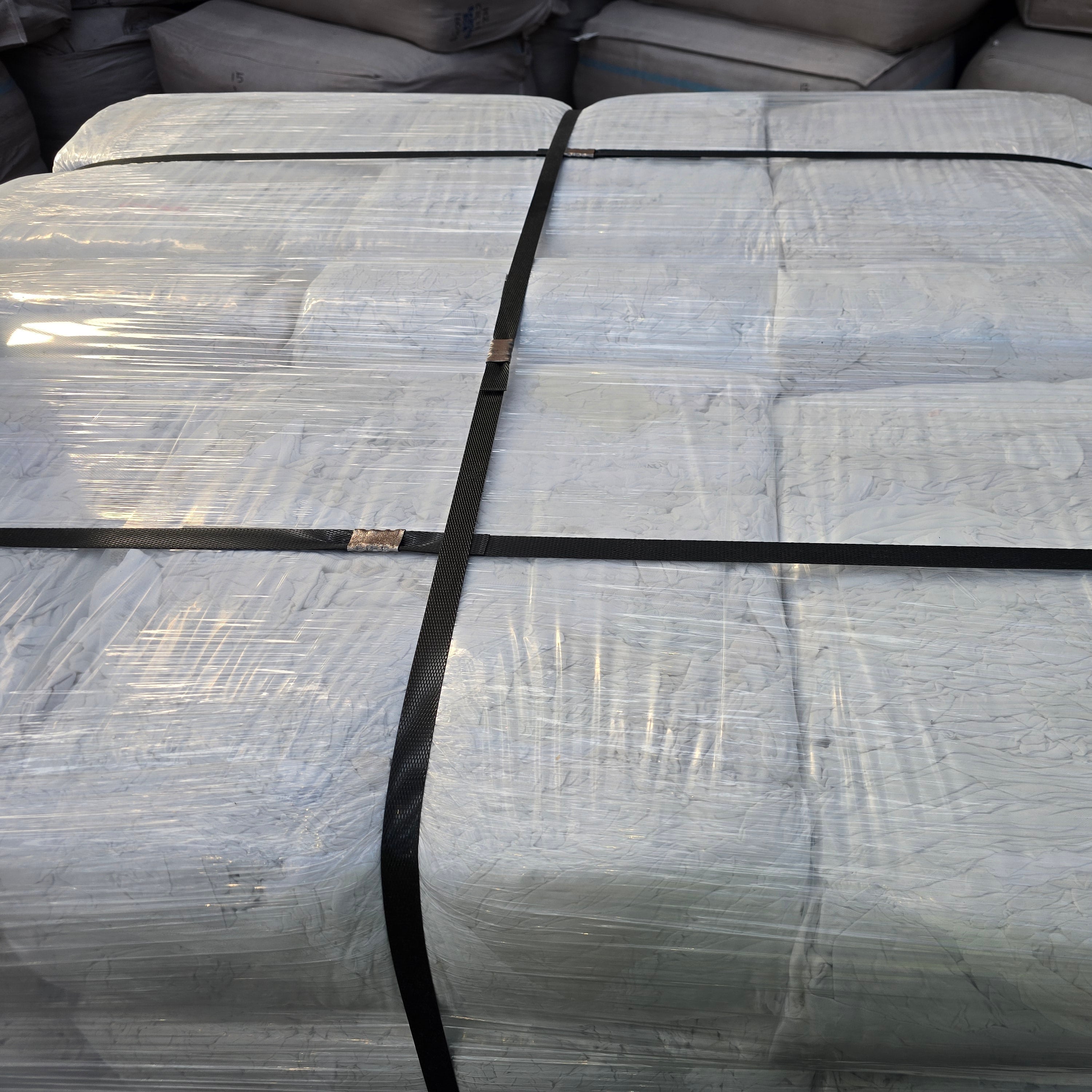 White T-Shirt 10kg Bag - Pallet of 42 Bags